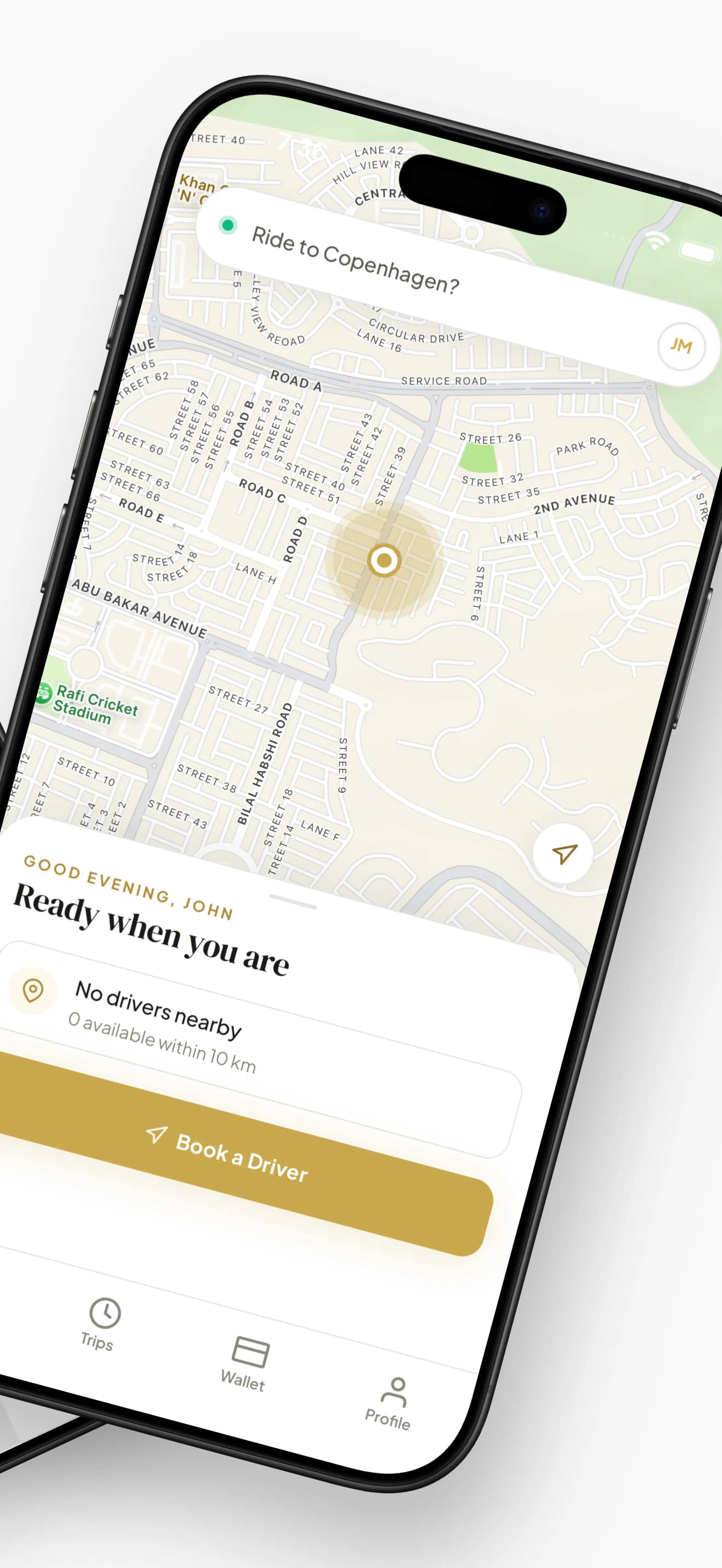 DriverHub car-owner home and booking experience